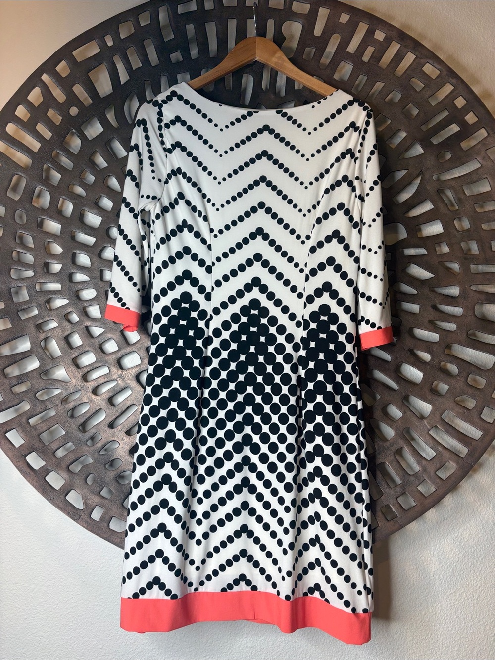 👗 Wedding Guest Work Midi Dress Medium Studio One New York Stretch Lined 👗 - Picture 4 of 12